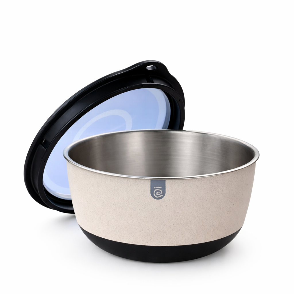 Storage Bowl In Steel - 2000 ml