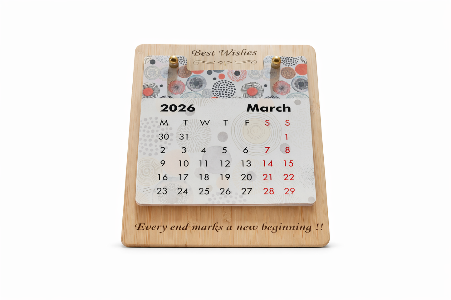 Bamboo Calendar - 1