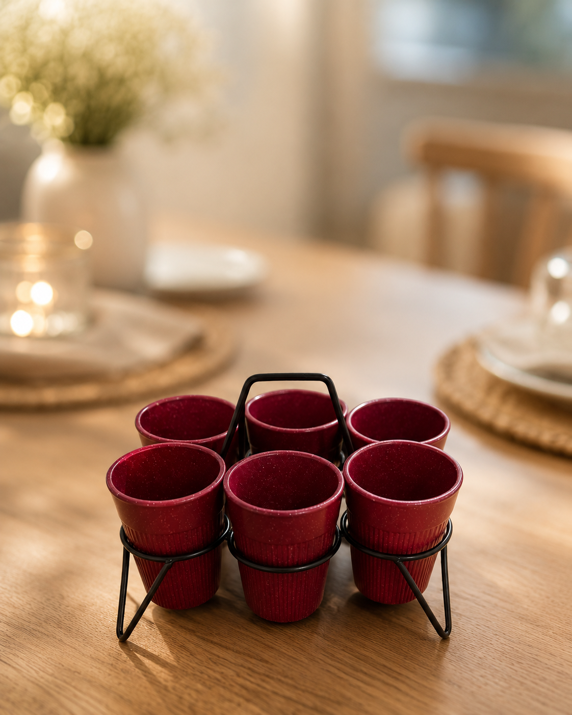 Statement Cutting Cups With Stand