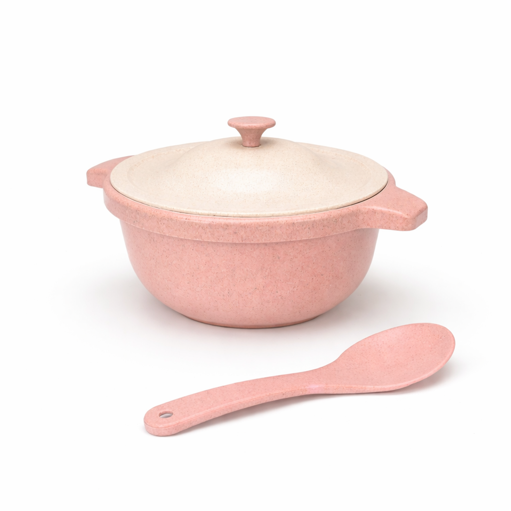 Serving Bowl With Lid And Spoon