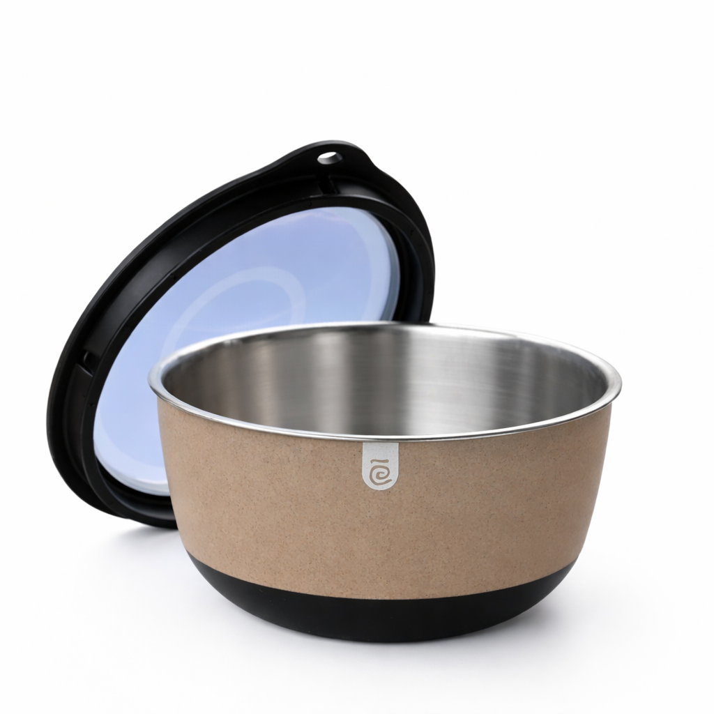 Storage Bowl In Steel - 2000 ml