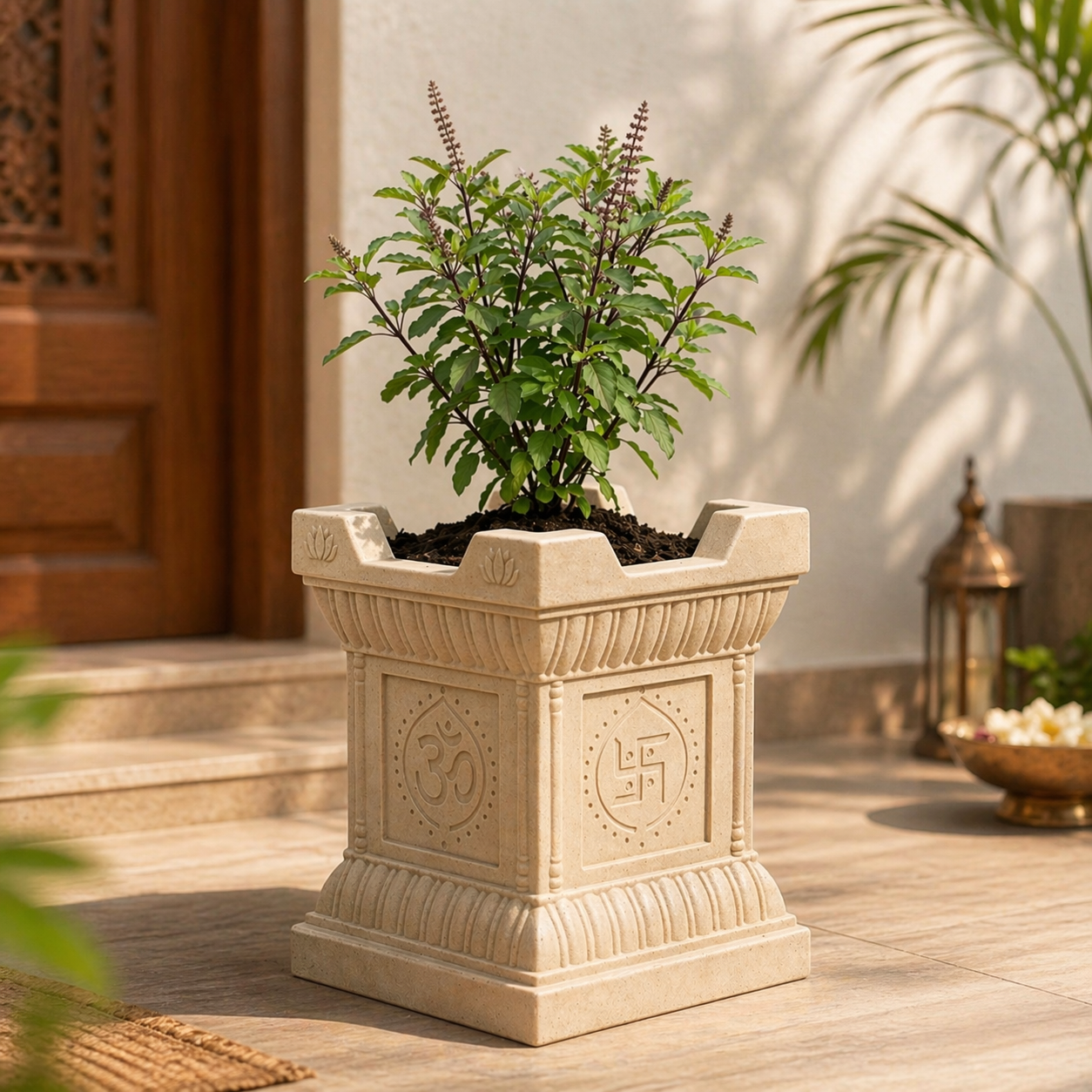 Brindavan Tulsi Planter 17 Inch